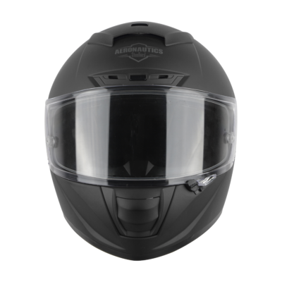 SA-5 DOT GLOSSY BLACK WITH CLEAR ANTI-FOG SHIELD VISOR - Image 5