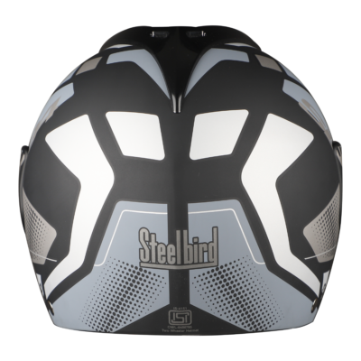 VAST SPORT-UP MAT BLACK WITH SILVER (WITH CHROME SILVER INNER SUNSHIELD) - Image 2