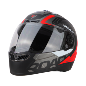 ROAD GLOSSY BLACK WITH RED