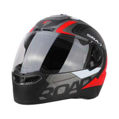 ROAD GLOSSY BLACK WITH RED