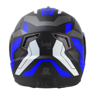ROAD GLOSSY BLACK WITH BLUE (WITH INNER SUNSHIELD) - Image 7