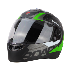 ROAD GLOSSY BLACK WITH GREEN