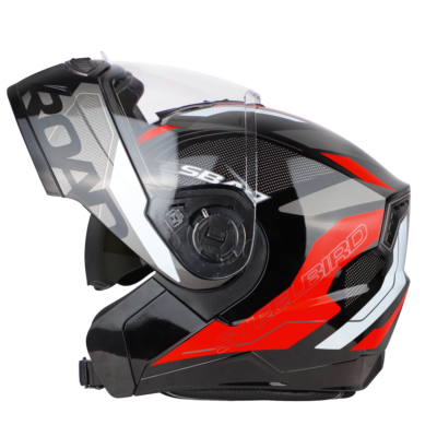 ROAD GLOSSY BLACK WITH RED (WITH INNER SUNSHIELD) - Image 5