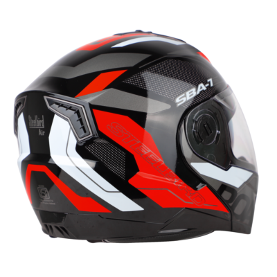 ROAD GLOSSY BLACK WITH RED (WITH INNER SUNSHIELD) - Image 6