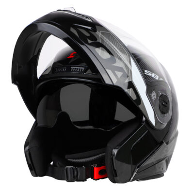 ROAD GLOSSY BLACK WITH GREY (WITH INNER SUNSHIELD) - Image 4