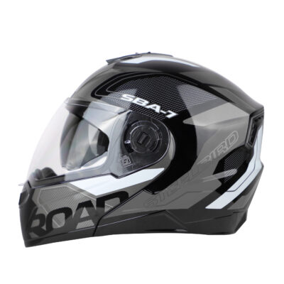 ROAD GLOSSY BLACK WITH GREY (WITH INNER SUNSHIELD) - Image 3