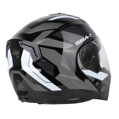 ROAD GLOSSY BLACK WITH GREY (WITH INNER SUNSHIELD) - Image 6