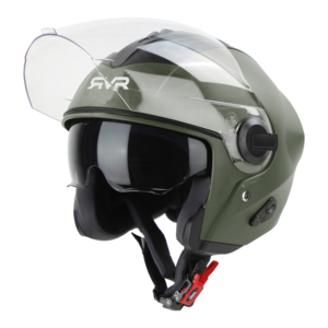 RVR DASHING BATTLE GREEN WITH INNER SUN SHIELD