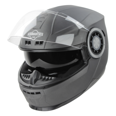 AERONAUTICS GLOSSY GREY WITH INNER SUN SHIELD AND MEDIUM-END INTERIOR - Image 2