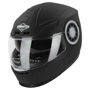 AERONAUTICS GLOSSY BLACK WITH INNER SUN SHIELD AND MEDIUM-END INTERIOR