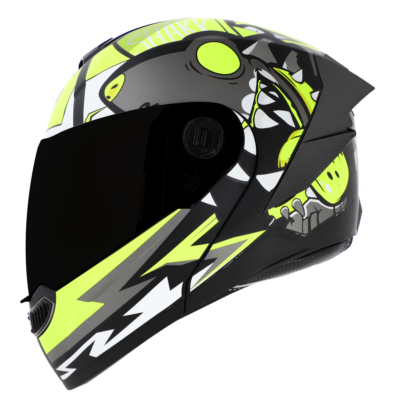 ISS SHARKY GLOSSY BLACK WITH NEON - Image 3