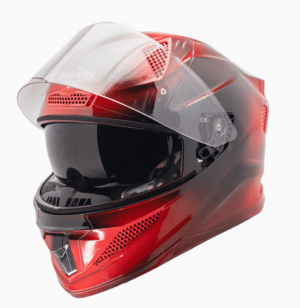 ISS BREEZE ON OMBRE GLOSSY BLACK WITH RED