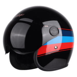 VINTAGE S1 GLOSSY BLACK WITH RED