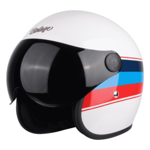 VINTAGE S1 GLOSSY WHITE WITH RED