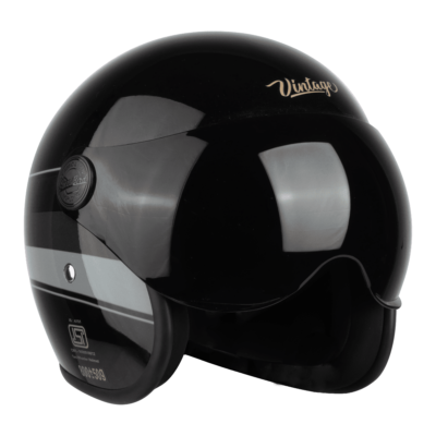 VINTAGE S1 GLOSSY BLACK WITH GREY - Image 2
