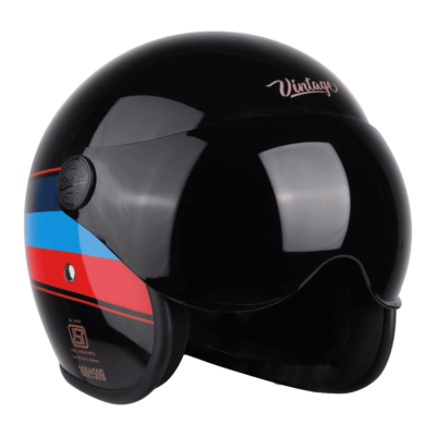 VINTAGE S1 MAT BLACK WITH RED - Image 3