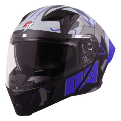 ISS 09 GLOSSY BLACK WITH BLUE
