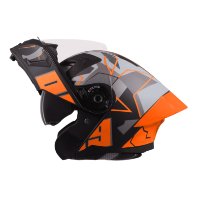 ISS 09 GLOSSY BLACK WITH ORANGE - Image 3