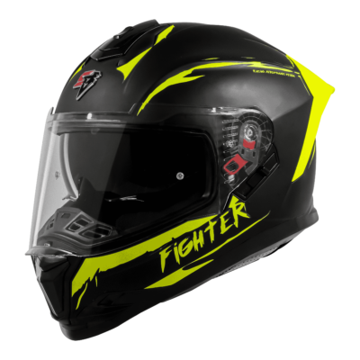 ISS FIGHTER F2 GLOSSY BLACK WITH NEON - Image 3