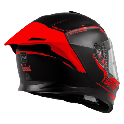 ISS FIGHTER F2 GLOSSY BLACK WITH RED - Image 3