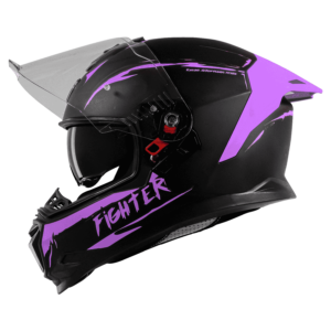 ISS FIGHTER F2 GLOSSY BLACK WITH PURPLE