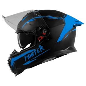 ISS FIGHTER F2 GLOSSY BLACK WITH BLUE