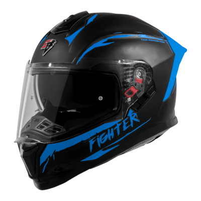 ISS FIGHTER F2 GLOSSY BLACK WITH BLUE - Image 5