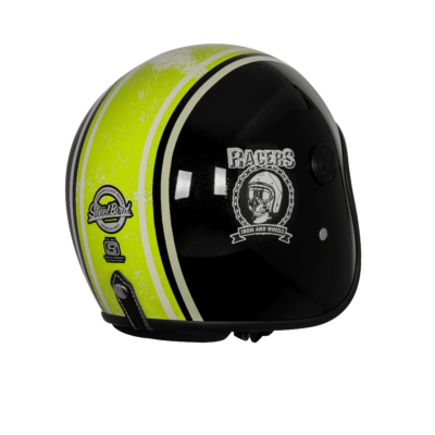 VINTAGE RACERS MATT BLACK WITH LIGHT GREEN - Image 3
