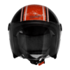 VINTAGE RACERS GLOSSY BLACK WITH LIGHT RED - Image 2