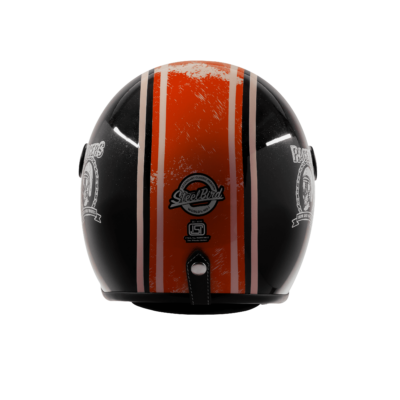 VINTAGE RACERS GLOSSY BLACK WITH LIGHT RED - Image 3
