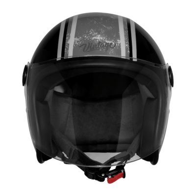 VINTAGE RACERS GLOSSY BLACK WITH GREY - Image 2