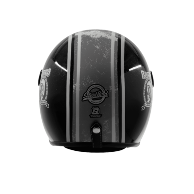 VINTAGE RACERS GLOSSY BLACK WITH GREY - Image 5