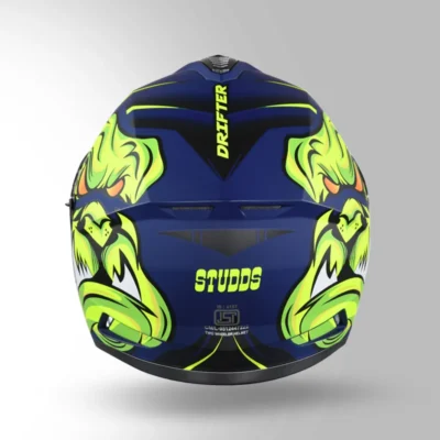 STUDDS DRIFTER D1 DECOR BLUE AND YELLOW - Image 2