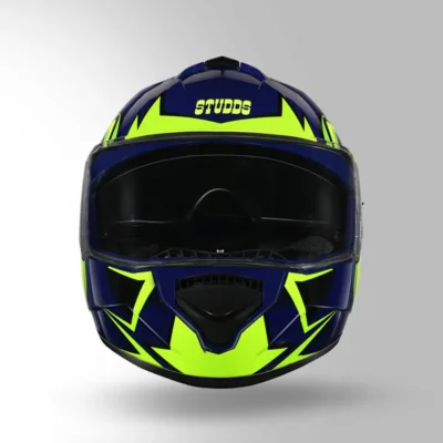 STUDDS DRIFTER D1 DECOR BLUE AND YELLOW