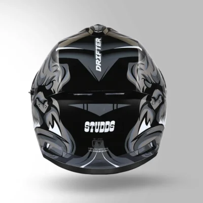 STUDDS DRIFTER D1 DECOR BLACK AND GRAY - Image 4