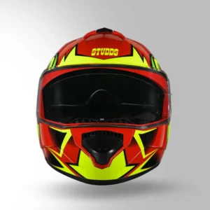 STUDDS DRIFTER D1 DECOR RED AND YELLOW