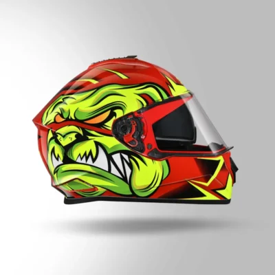 STUDDS DRIFTER D1 DECOR RED AND YELLOW - Image 4