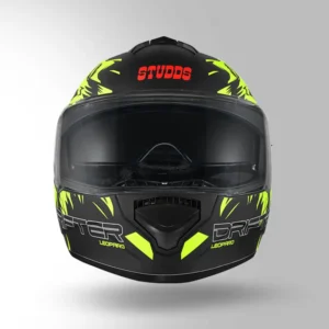 STUDDS DRIFTER D2 DECOR BLACK AND YELLOW