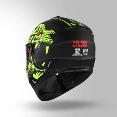 STUDDS DRIFTER D2 DECOR BLACK AND YELLOW - Image 5