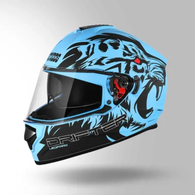 STUDDS DRIFTER D2 DECOR BLUE AND BLACK - Image 3