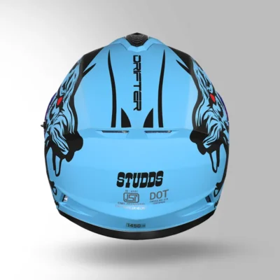 STUDDS DRIFTER D2 DECOR BLUE AND BLACK - Image 4