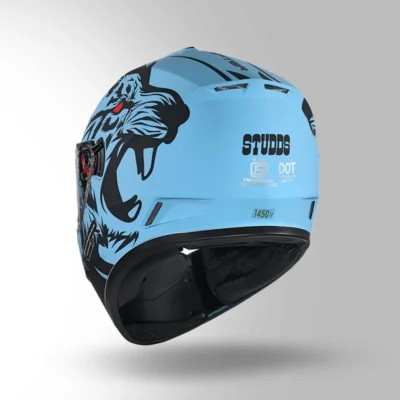 STUDDS DRIFTER D2 DECOR BLUE AND BLACK - Image 5