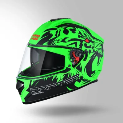 STUDDS DRIFTER D2 DECOR GREEN BLACK - Image 2