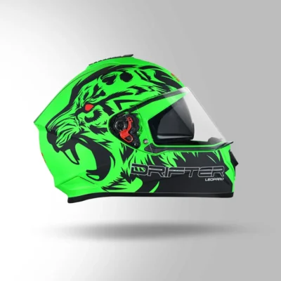 STUDDS DRIFTER D2 DECOR GREEN BLACK - Image 3