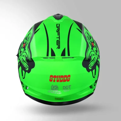 STUDDS DRIFTER D2 DECOR GREEN BLACK - Image 5