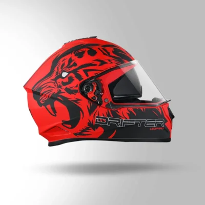 STUDDS DRIFTER D2 DECOR RED AND BLACK - Image 4
