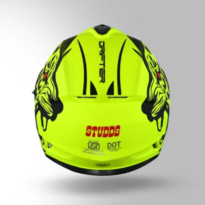 STUDDS DRIFTER D2 DECOR YELLOW AND BLACK - Image 2
