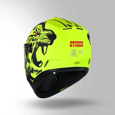 STUDDS DRIFTER D2 DECOR YELLOW AND BLACK - Image 3