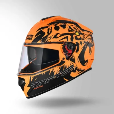 STUDDS DRIFTER D2 DECOR ORANGE AND BLACK - Image 2