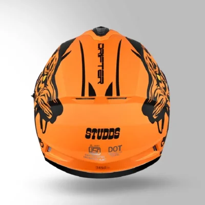 STUDDS DRIFTER D2 DECOR ORANGE AND BLACK - Image 3